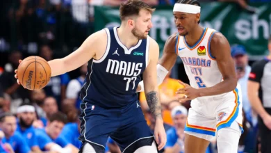 okc thunder vs dallas mavericks match player stats