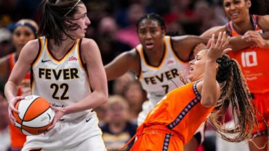 connecticut sun vs indiana fever match player stats